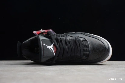 LASER JORDAN AIR 4 GUM BLACK SE 0804